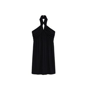 MANGO Kokteilové šaty 'Vestido'  čierna