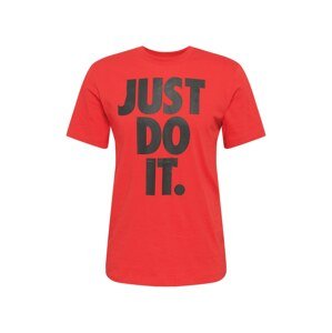 Nike Sportswear Funkčné tričko  čierna / červená