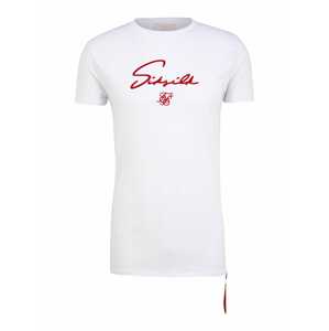SikSilk Shirt  biela / červená