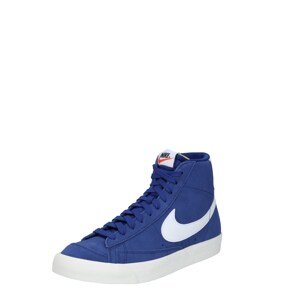Nike Sportswear Členkové tenisky 'Blazer 77'  biela / kráľovská modrá