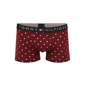 Tommy Hilfiger Underwear Boxerky  burgundská / zlatá / námornícka modrá