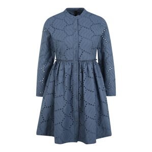 Y.A.S Petite Košeľové šaty 'BIM'  modrosivá