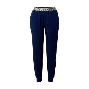 Calvin Klein Underwear Pyžamové nohavice  námornícka modrá / strieborná