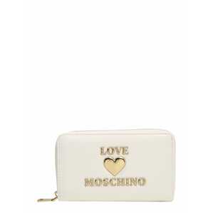 Love Moschino Peňaženka  biela / zlatá