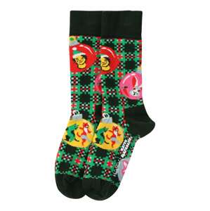Happy Socks Ponožky 'Holiday Spirit'  tmavozelená / zmiešané farby