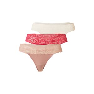 Tommy Hilfiger Underwear Tangá  červená / rosé / béžová