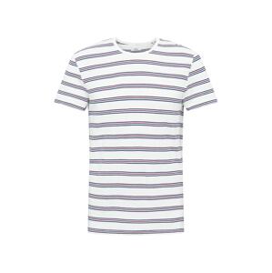 TOM TAILOR Shirt  biela / modrá / červená / námornícka modrá