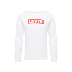 LEVI'S ® Tričko 'Relaxed LS Graphic Tee'  červená / šedobiela