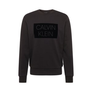Calvin Klein Mikina  čierna / antracitová