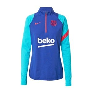 NIKE Športová mikina 'FC Barcelona Academy Pro'  tyrkysová / kráľovská modrá / červená / biela