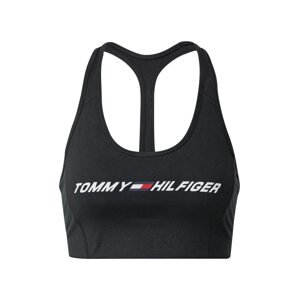 Tommy Sport Športová podprsenka  čierna / tmavomodrá / biela / červená