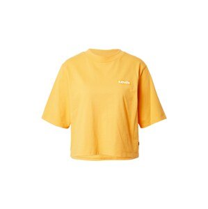 LEVI'S Tričko  zlatá žltá / biela