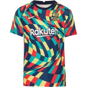 NIKE Funkčné tričko 'FC Barcelona'  tyrkysová / námornícka modrá / červená / zlatá žltá / biela