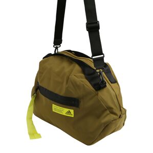 ADIDAS PERFORMANCE Športová taška  kaki / čierna / neónovo žltá
