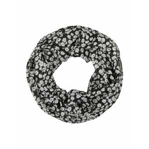 ESPRIT Kruhový šál  čierna / biela / svetloružová