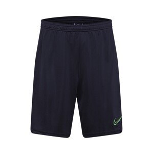 NIKE Športové nohavice  zelená / čierna