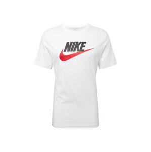 Nike Sportswear Tričko  čierna / biela / ohnivo červená