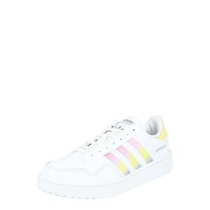 ADIDAS ORIGINALS Sneaker 'Team Court'  biela / neónovo žltá / fialová melírovaná / modrofialová