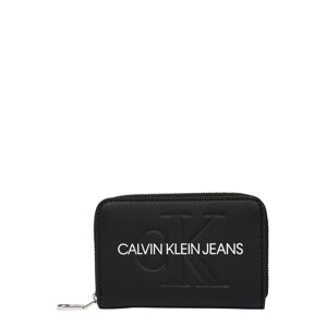 Calvin Klein Jeans Peňaženka 'Accordion'  čierna / biela