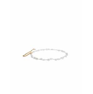 MANGO Opasky 'BIZAN'  perlovo biela / zlatá