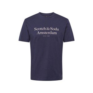 SCOTCH & SODA Shirt  námornícka modrá / biela
