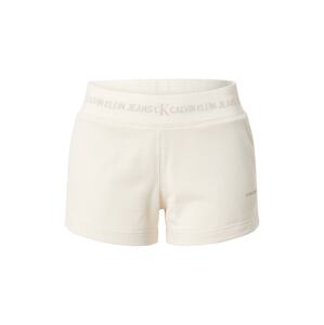 Calvin Klein Jeans Nohavice  prírodná biela