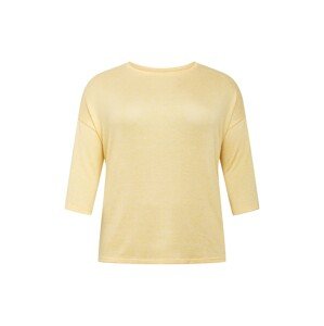 Vero Moda Curve Tričko 'BRIANNA'  žltá melírovaná