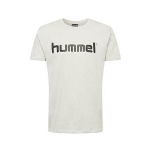 Hummel Funkčné tričko  svetlosivá / čierna