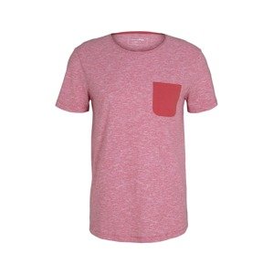 TOM TAILOR DENIM T-Shirt  ružová / tmavoružová