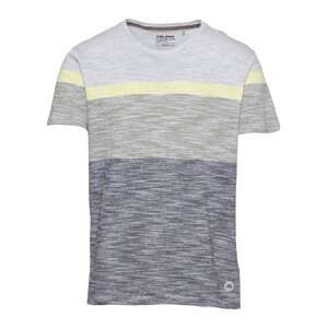 BLEND T-Shirt  antracitová / modrá melírovaná / žltá melírovaná