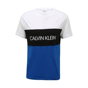 Calvin Klein Swimwear Tričko  modrá / biela / čierna