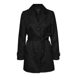 Vero Moda Curve Prechodný kabát 'Madison Donna'  čierna
