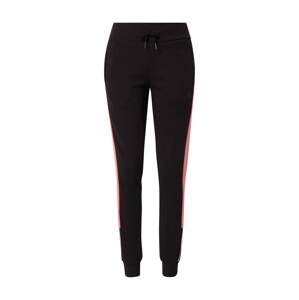 ADIDAS PERFORMANCE Športové nohavice  čierna / biela / ružová