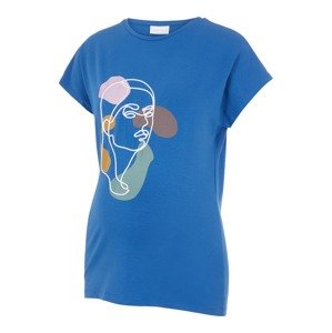 MAMALICIOUS T-Shirt 'Teresa'  svetlomodrá / biela / pastelovo ružová / svetlozelená