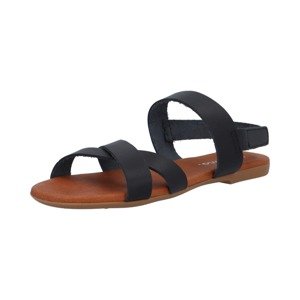 Bianco Remienkové sandále 'Brooke'  čierna