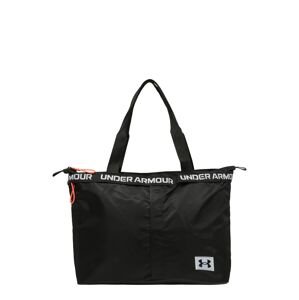 UNDER ARMOUR Športová taška 'Essentials'  svetlosivá / čierna / biela