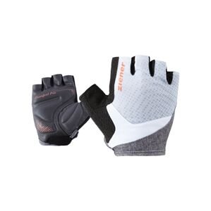 ZIENER Športové rukavice 'Cendal'  sivá melírovaná / čierna / biela