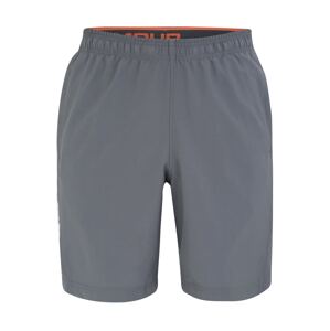 UNDER ARMOUR Športové nohavice  sivá / oranžová