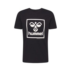 Hummel Funkčné tričko 'hmlISAM'  čierna / biela