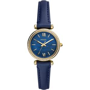 FOSSIL Analógové hodinky  modrá / zlatá