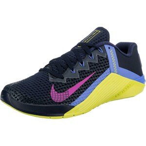 NIKE Športová obuv 'Metcon 6'  kobaltovomodrá / červeno-fialová / ružová / kiwi