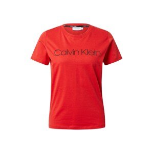 Calvin Klein Tričko  červená / čierna