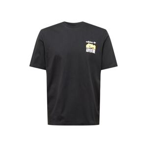ADIDAS ORIGINALS T-Shirt  čierna / biela / žltá