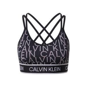 Calvin Klein Performance Športová podprsenka  čierna / orgovánová / svetlofialová