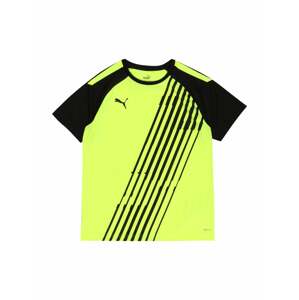 PUMA Funkčné tričko 'TeamLIGA'  neónovo žltá / čierna