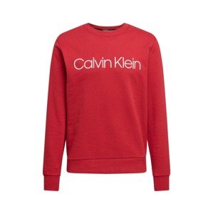 Calvin Klein Mikina  červená / biela