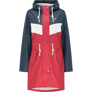 Schmuddelwedda Funkčný kabát  biela / ohnivo červená / námornícka modrá