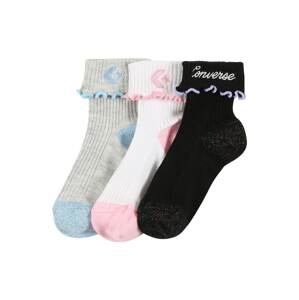 CONVERSE Ponožky  biela / čierna / sivá / ružová / svetlomodrá