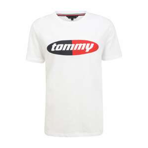 Tommy Hilfiger Underwear T-Shirt  biela / námornícka modrá / červená