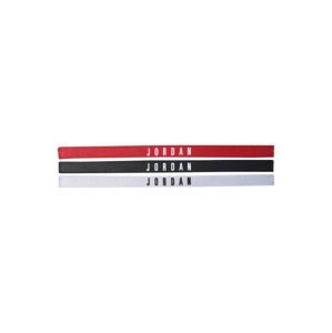 NIKE Accessoires Sportstirnband  'Jordan'  červená / čierna / biela